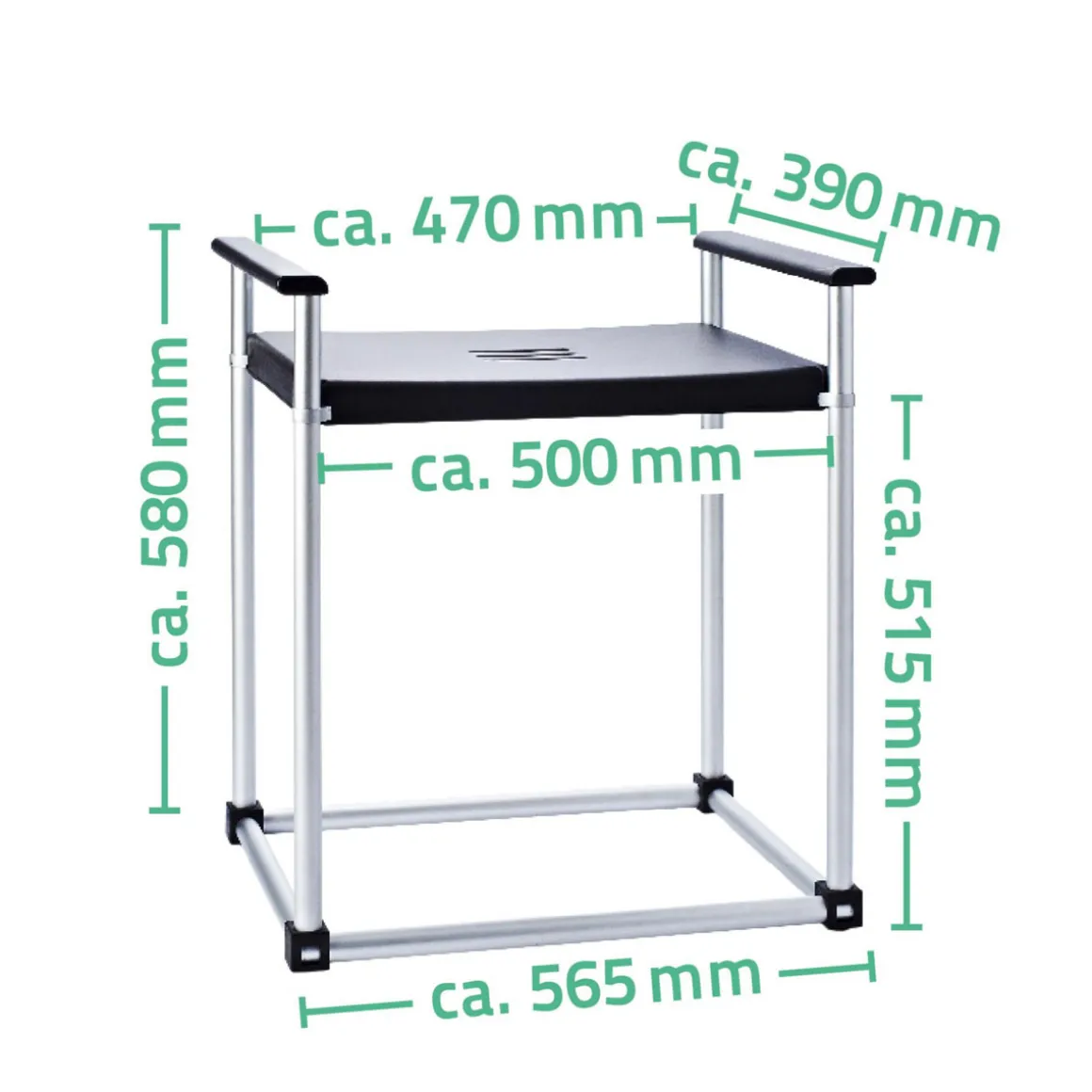 Ridder Bad-Hocker Premium XXL schwarz