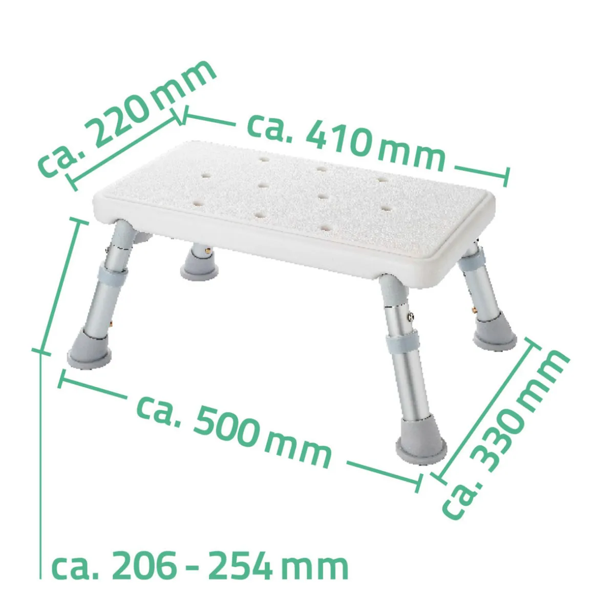 Ridder Bad-Schemel höhenverstellbar