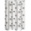 Ridder Duschvorhang Moonflower Folie 180 x 200 cm schwarz
