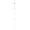Ridder Teleskop-Duscheckregal mit 4 Ablagen 130-260 cm weiß