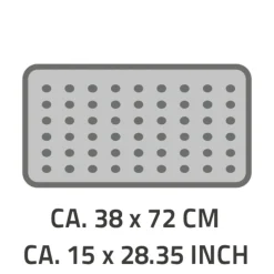 Ridder Wanneneinlage Foot 38 x 72 cm lila