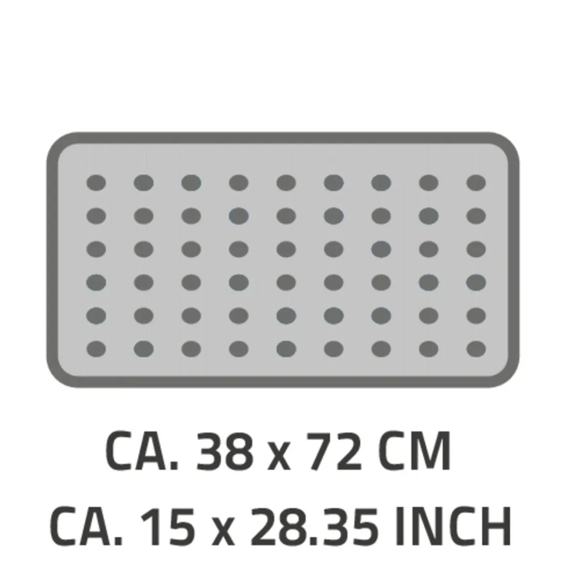Ridder Wanneneinlage Foot 38 x 72 cm lila