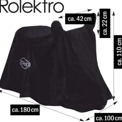 Rolektro Abdeckhülle für Trike Quad Krankenfahrstühle mit Logo