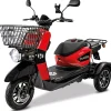 Rolektro E-Carrier 25 V.3 Lithium, Rot, ohne Koffer, 60V-32,5Ah Akku, 1000 Watt