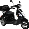 Rolektro E-Dreiradroller „25 V.3“ 1000 W, schwarz