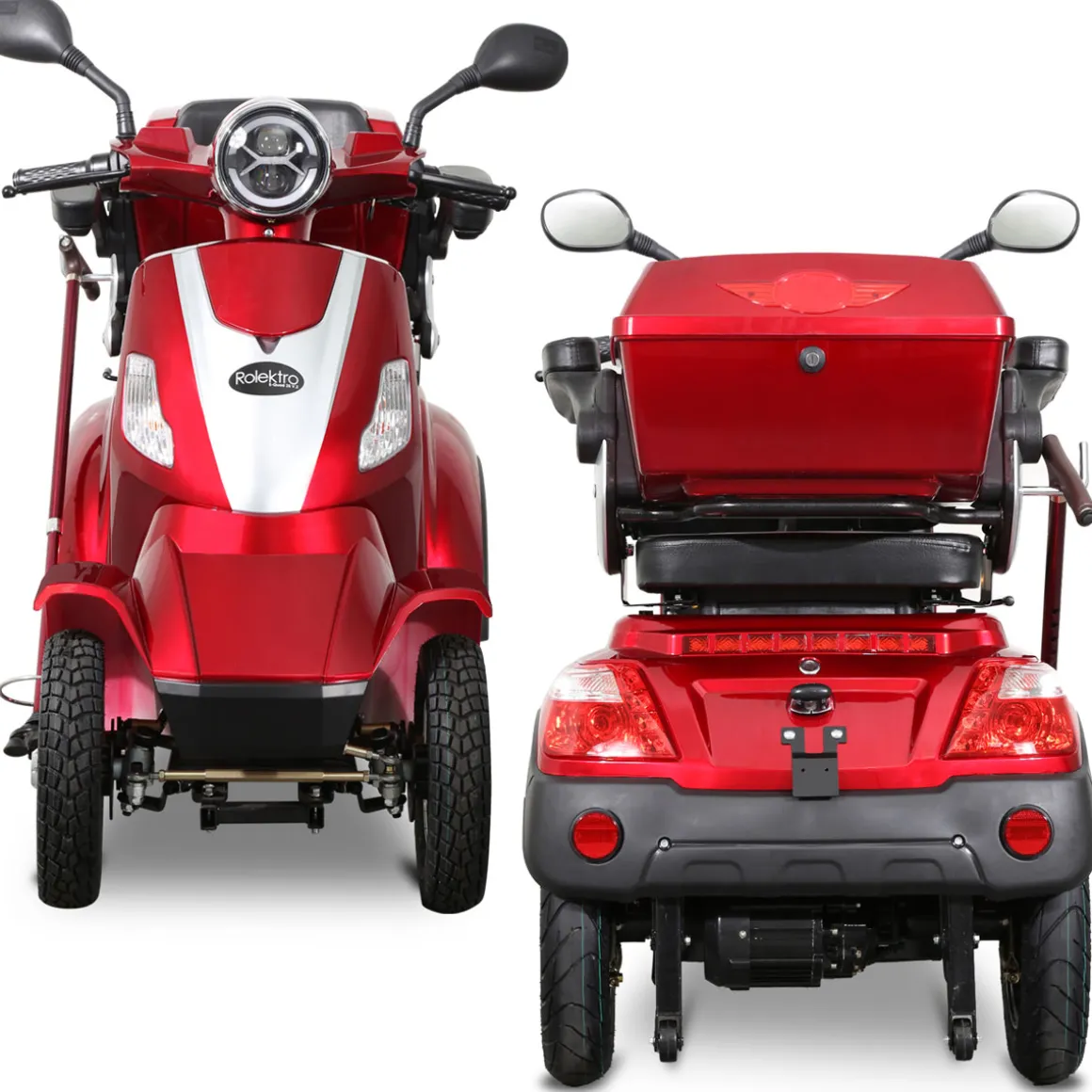 Rolektro E-Quad „15“, 1000 W, Rot