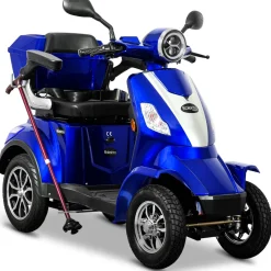 Rolektro E-Quad 25, Blau, 60V-20Ah Bleigel Akku, 1000 Watt