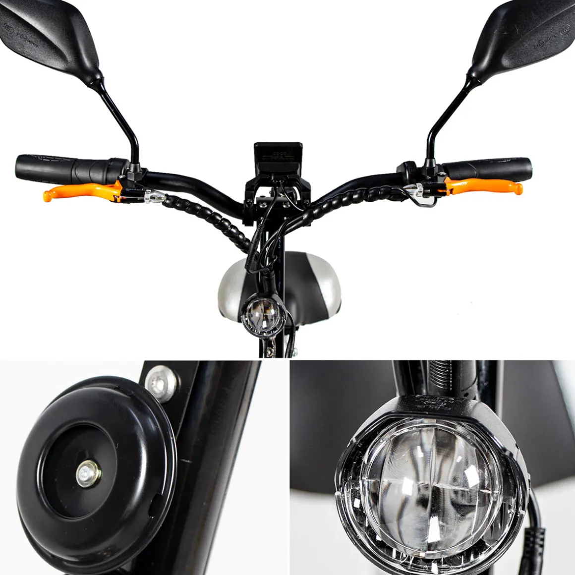Rolektro E-Scooter „E-Joy 20“, faltbar, Schwarz