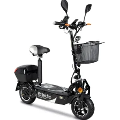 Rolektro E-Scooter „E-Joy 45“ Schwarz, 48 V-20 AH Akku, 1000 W