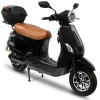 Rolektro Retro Roller E-Roller 45 km/h Lithium V.2021 Schwarz 60V-27,5Ah 2000W