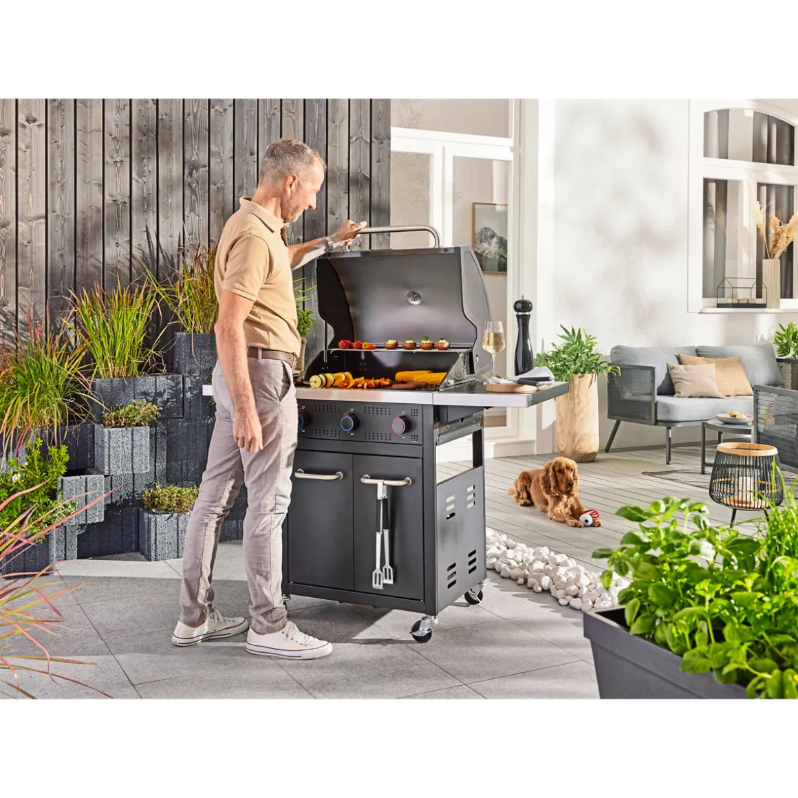 Rothmann Gasgrillwagen Montana 3 Plus