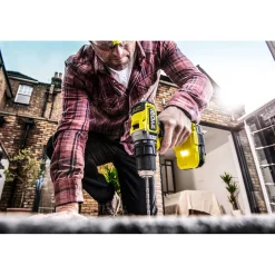 Ryobi Akku-Schlagbohrschrauber RPD18C-320S 18 Volt mit 3 Akkus und Ladegerät