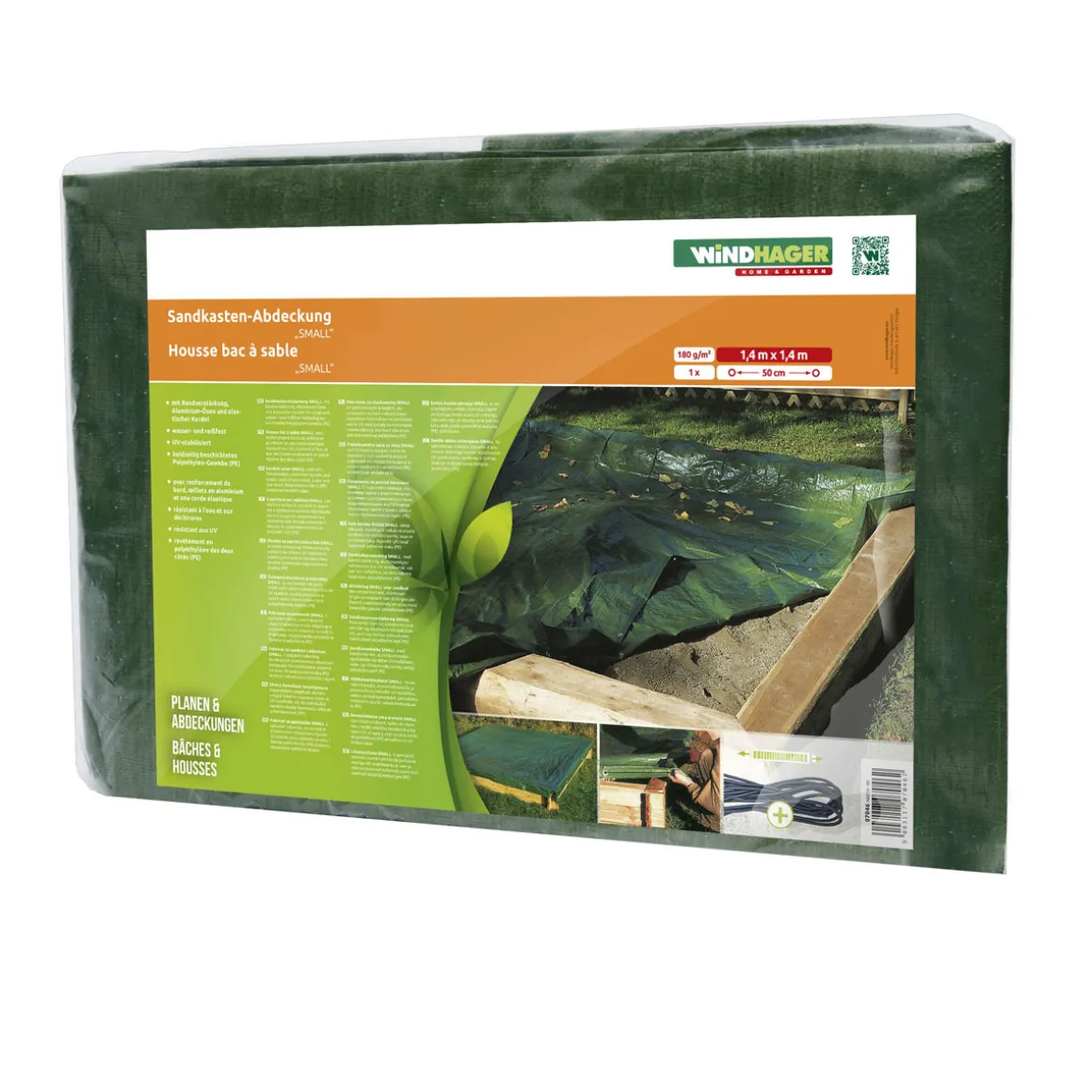 Sandkasten-Abdeckung 1,4 x 1,4 m