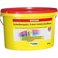 Scheibenputz 3 mm 20 kg innen und aussen