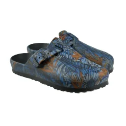 Scheibler Damen Clog Bentelo braun gemustert Größe 36/37