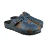 Scheibler Damen Clog Bentelo braun gemustert Größe 40/41
