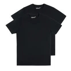 Scheibler Doppelpack T-Shirt schwarz Größe L