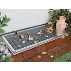 Schellenberg Lichtschacht-Gitter Sauberer Lichtschacht Aluminium 55 x 110 cm