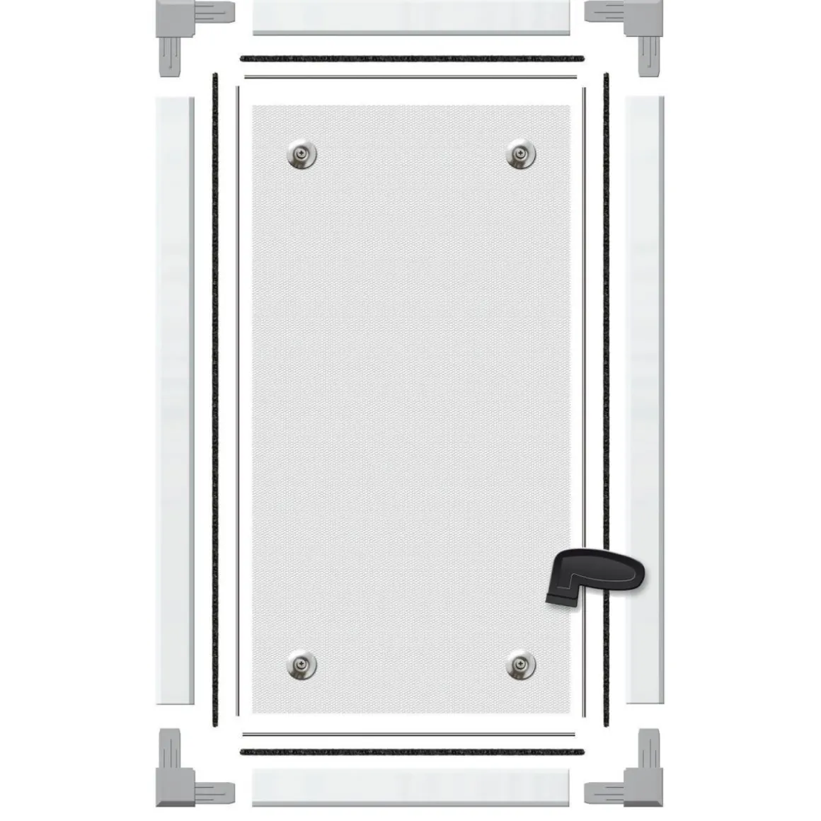 Schellenberg Lichtschacht-Gitter Sauberer Lichtschacht Aluminium 55 x 110 cm