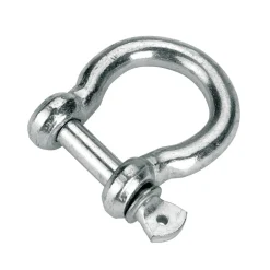 Schäkel geschweift 6 mm silber 3 Stück