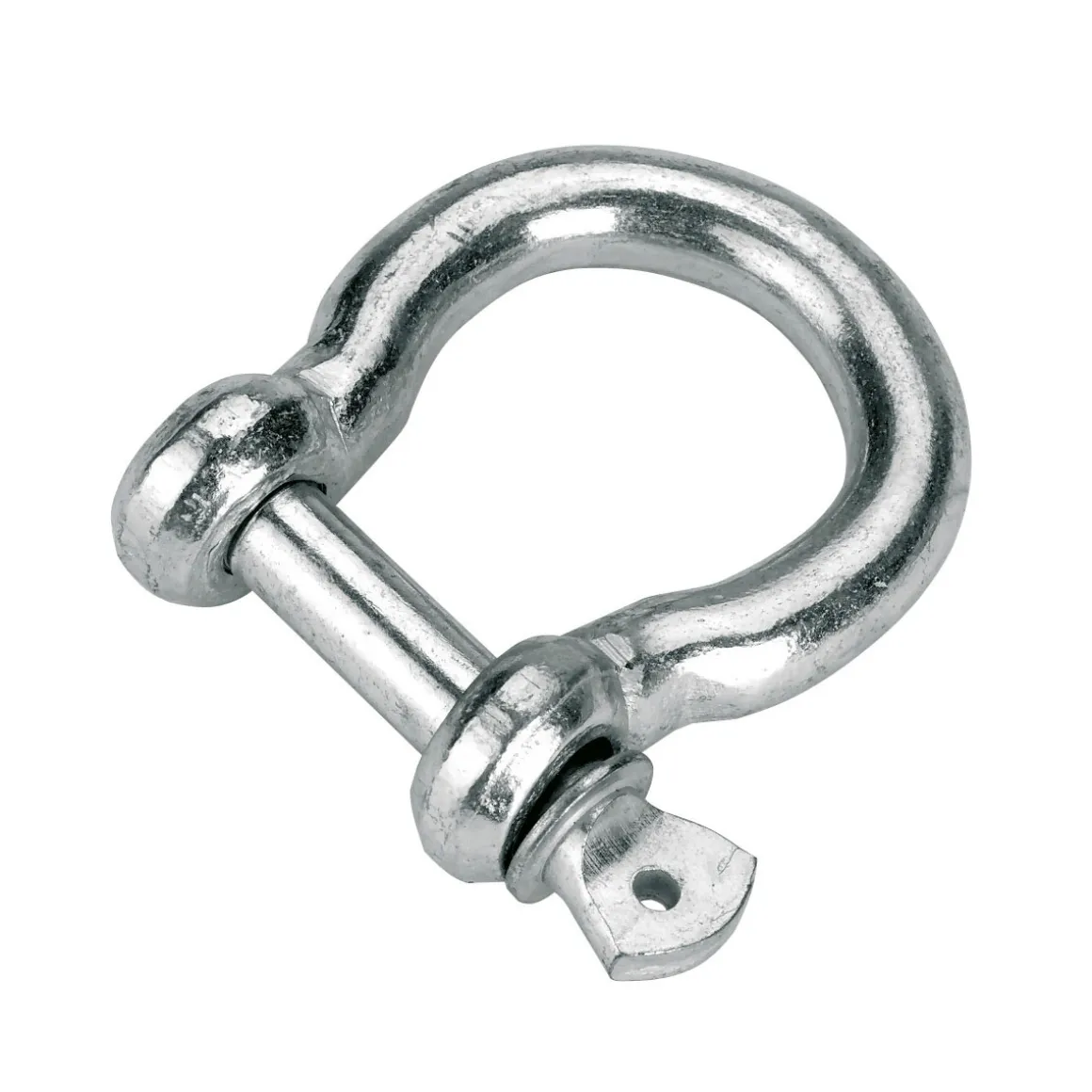 Schäkel geschweift 6 mm silber 3 Stück