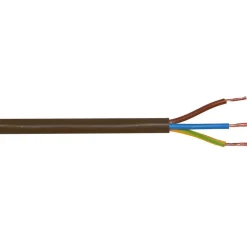 Schlauchleitung H03VV-F 3G 0,75 braun Meterware