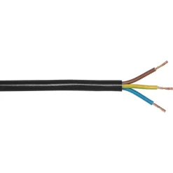 Schlauchleitung H05VV-F 3G 1 schwarz Meterware
