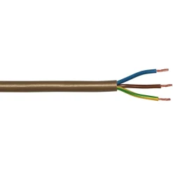 Schlauchleitung H03VV-F 3G0,75 gold 5 m