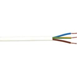 Schlauchleitung H03VV-F 3G0,75 weiß 10 m