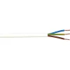 Schlauchleitung H03VV-F 3G0,75 weiß Meterware