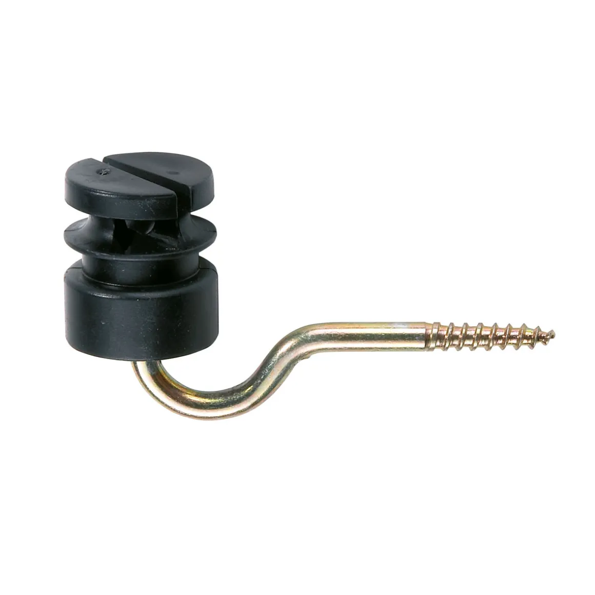 Schlitzisolator Durchmesser 5,3 mm schwarz