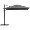 Schneider Schirme Ampelschirm Rhodos Twist 300 x 300 cm Anthrazit