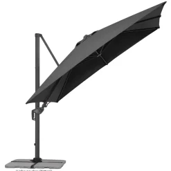 Schneider Schirme Ampelschirm Rhodos Twist 300 x 300 cm Anthrazit