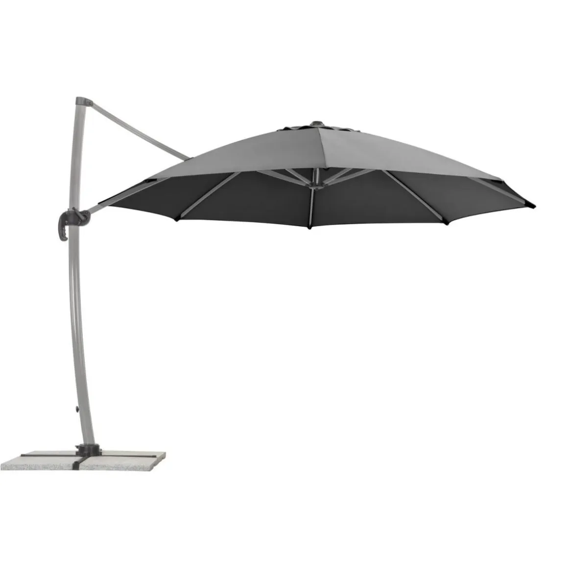 Schneider Schirme Ampelschirm Rhodos Rondo 350 cm Anthrazit