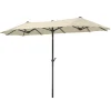 Schneider Schirme Sonnenschirm Salerno 300 x 150 cm Natur