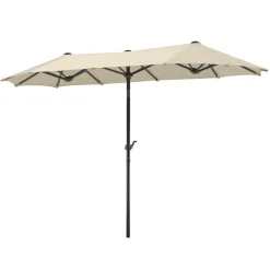 Schneider Schirme Sonnenschirm Salerno 300 x 150 cm Natur