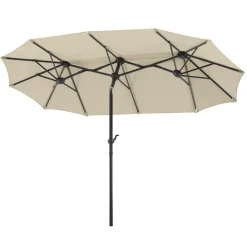 Schneider Schirme Sonnenschirm Salerno 300 x 150 cm Natur