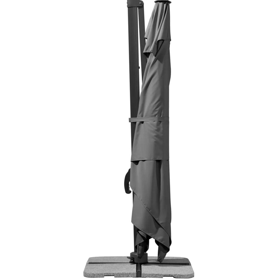 Schneider Schirme Sonnenschirm Rhodos Grande 400 x 300 cm anthrazit