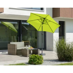 Schneider Schirme Sonnenschirm Bilbao Durchmesser 220 cm apfelgrün