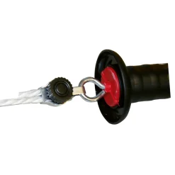 Schnellverbinder für Seile und Litzen schwarz bis Durchmesser 8 mm 4 Stück