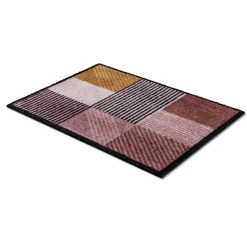 Schöner Wohnen Schmutzfangmatte Manhattan 67x100 cm Geomix Kastanie-rose
