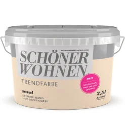Schöner Wohnen Farbe Trendfarbe Sand Matt 2,5 L