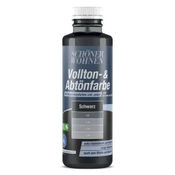Schöner Wohnen Farbe Voll-und Abtönfarbe Schwarz 0,5 L