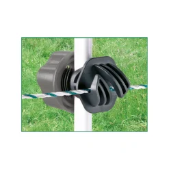 Schraubisolator Vario Plus schwarz für Durchmesser 10 mm Seil 10 Stück