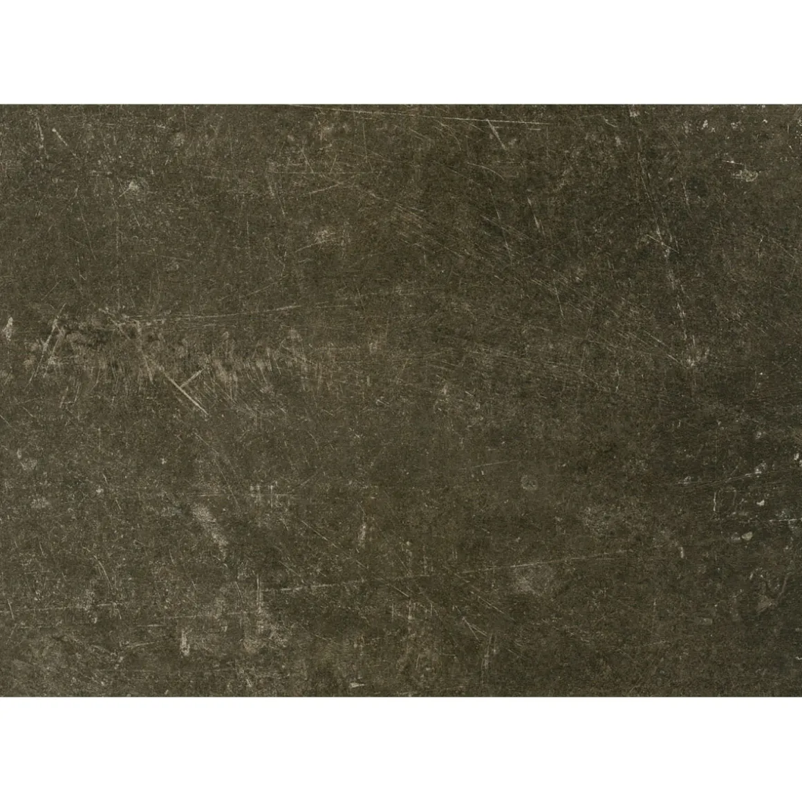Schreibtisch Altena mit Metallkufen 158 x 75 x 79 cm weiß/Basalto-Dunkel