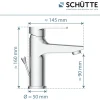 Schütte Waschtischarmatur „Derby“ chrom