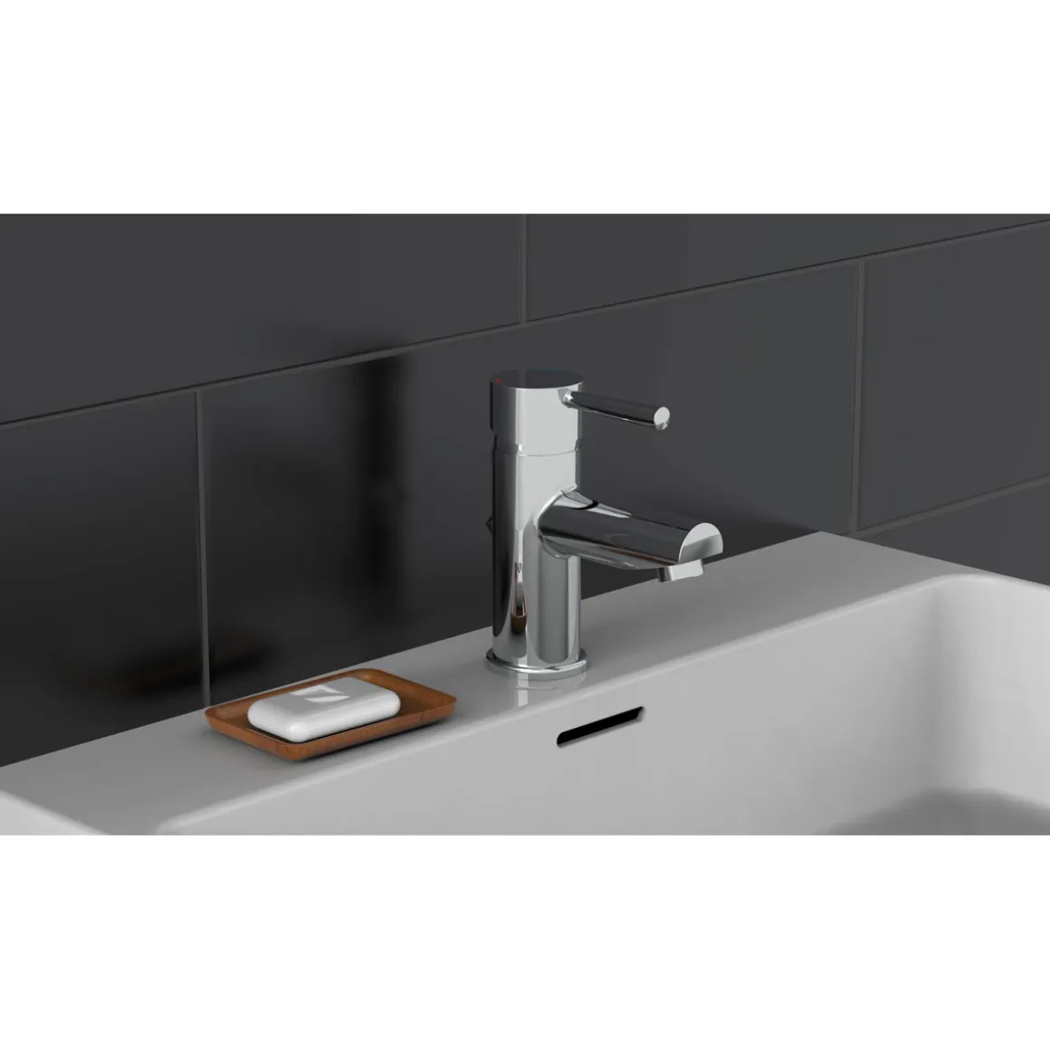 Schütte WT-Armatur Unicorn,chrom, mit Eco-Klick-