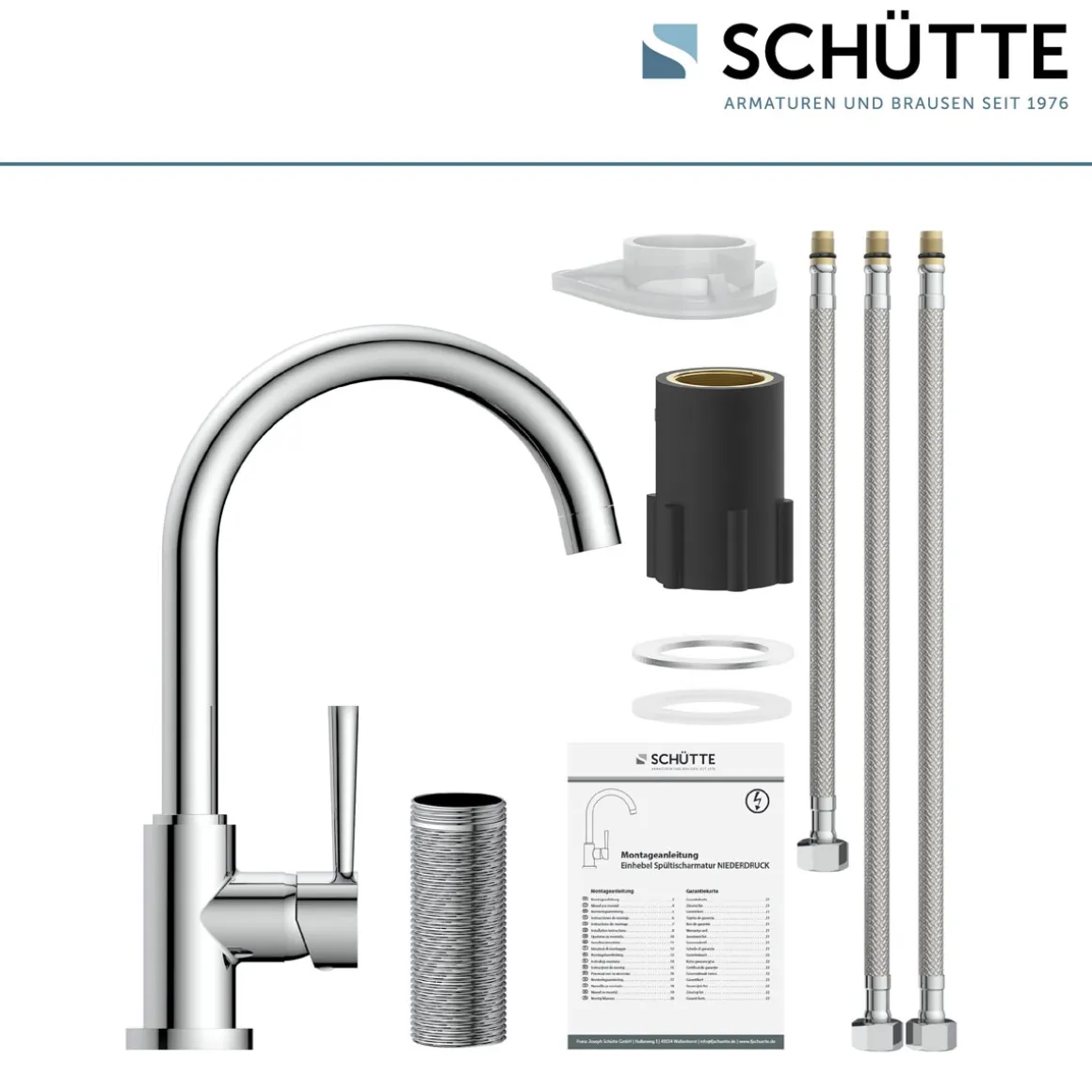 Schütte Küchenarmatur Cornwall Spültischarmatur chrom