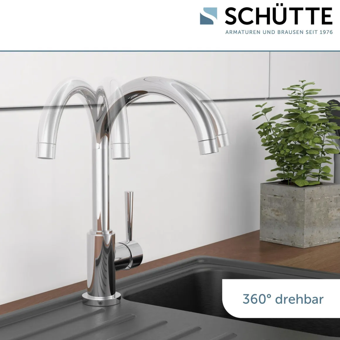 Schütte Küchenarmatur Cornwall Spültischarmatur chrom