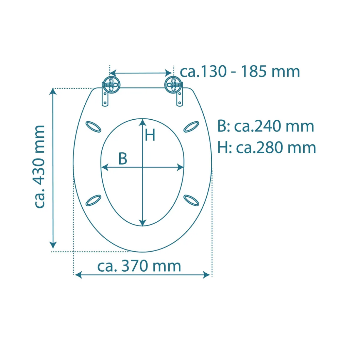 Schütte MDF HG WC-Sitz BALANCE mit Absenkautomatik